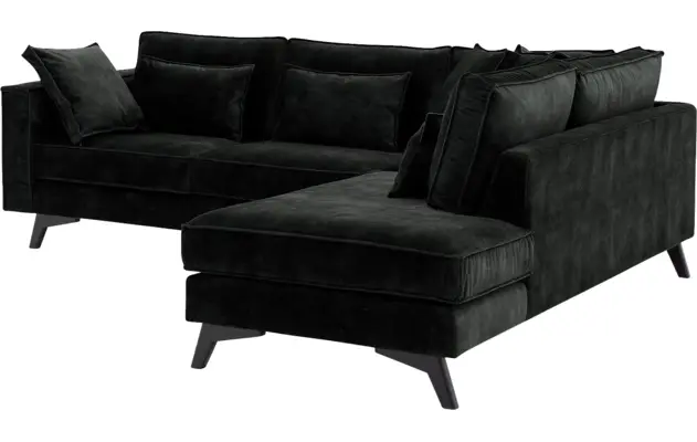 Goossens hoekbank chambre zwart stof - 8235614-goossens-chambre-bank-stof-zwart-04