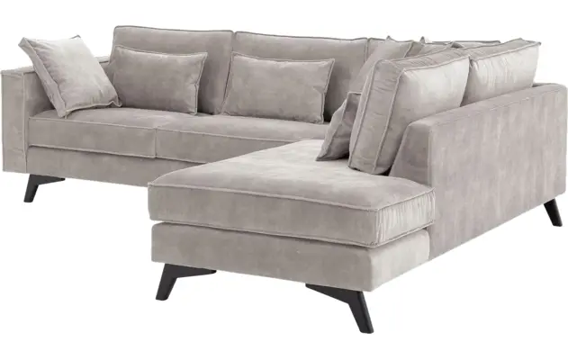Goossens hoekbank chambre grijs stof - 8235616-goossens-chambre-bank-stof-grijs-04