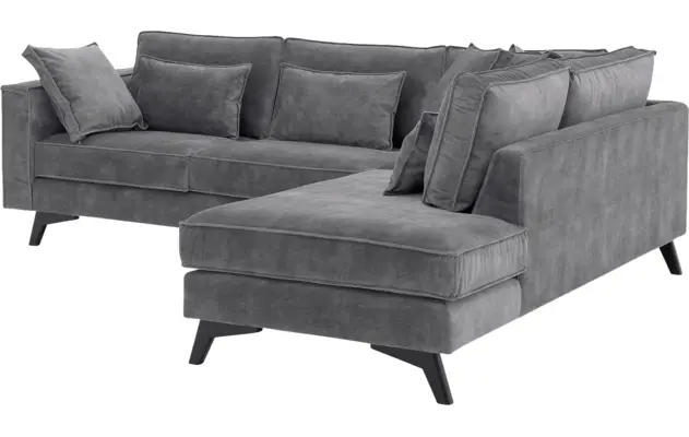 Goossens hoekbank chambre grijs stof - 8235617-goossens-chambre-bank-stof-grijs-04