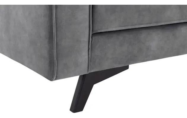Goossens hoekbank chambre grijs stof - 8235617-goossens-chambre-bank-stof-grijs-08