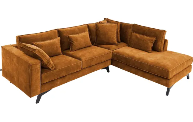 Goossens hoekbank chambre bruin stof - 8235620-goossens-chambre-bank-stof-bruin-05