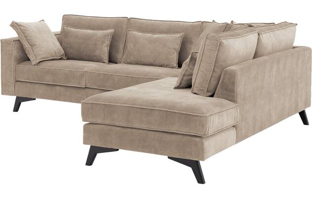 Goossens hoekbank chambre beige stof - 8235621-goossens-chambre-bank-stof-bruin-04
