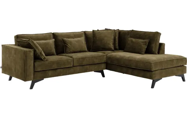 Goossens hoekbank chambre groen stof - 8235624-goossens-chambre-bank-stof-groen-02