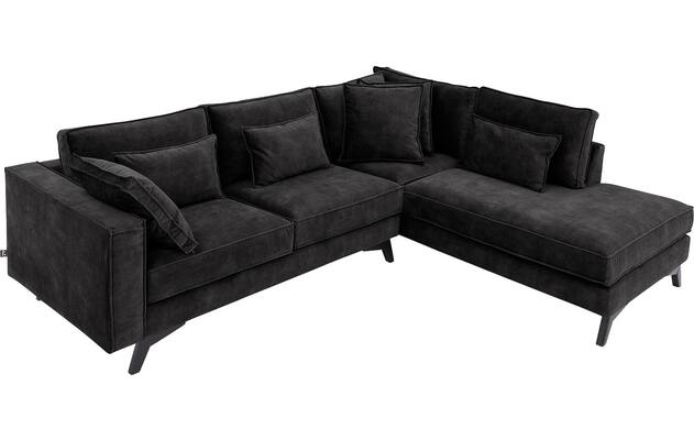 Goossens hoekbank chambre grijs stof - 8235625-goossens-chambre-bank-stof-grijs-05