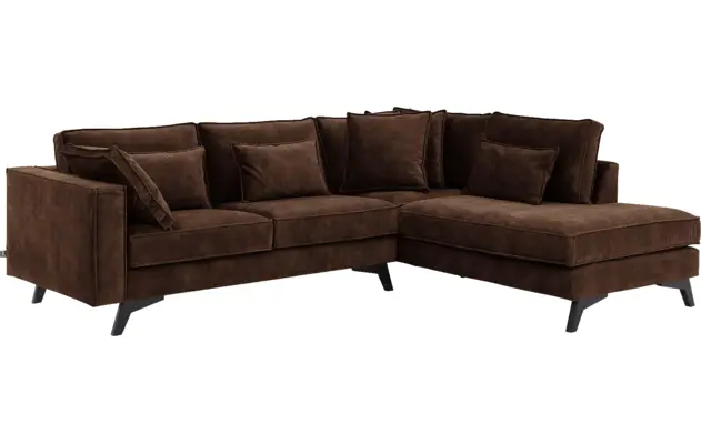 Goossens hoekbank chambre bruin stof - 8235626-goossens-chambre-bank-stof-bruin-02
