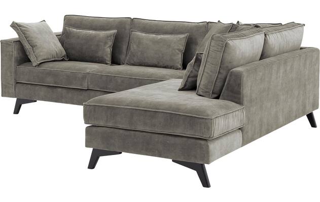 Goossens hoekbank chambre grijs stof - 8235627-goossens-chambre-bank-stof-grijs-04