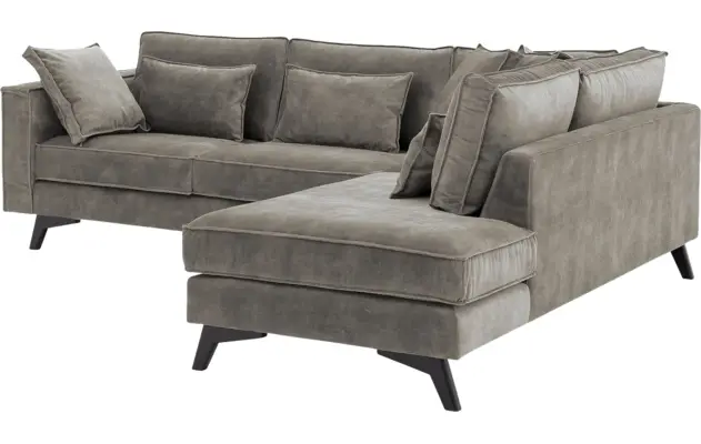 Goossens hoekbank chambre grijs stof - 8235627-goossens-chambre-bank-stof-grijs-04