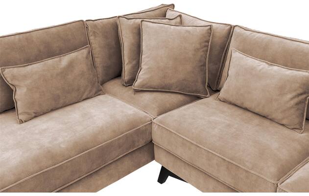 Goossens hoekbank chambre bruin stof - 8235632-goossens-chambre-bank-stof-bruin-06