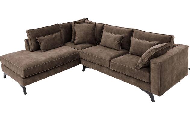 Goossens hoekbank chambre bruin stof - 8235633-goossens-chambre-bank-stof-bruin-05