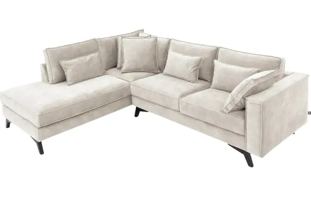 Goossens hoekbank chambre bruin stof - 8235634-goossens-chambre-bank-stof-bruin-05