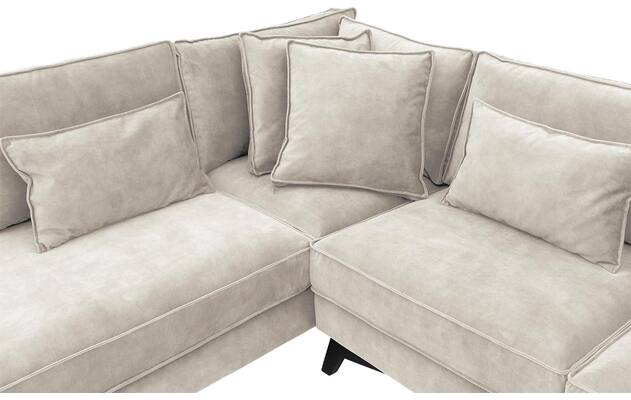 Goossens hoekbank chambre bruin stof - 8235634-goossens-chambre-bank-stof-bruin-06