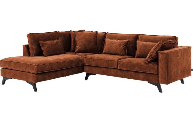 Goossens hoekbank chambre bruin stof - 8235635-goossens-chambre-bank-stof-bruin-02