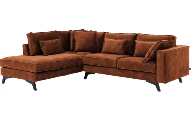 Goossens hoekbank chambre bruin stof - 8235635-goossens-chambre-bank-stof-bruin-02