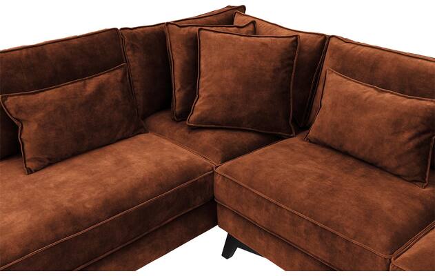 Goossens hoekbank chambre bruin stof - 8235635-goossens-chambre-bank-stof-bruin-06