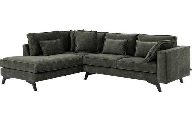 Goossens hoekbank chambre groen stof - 8235638-goossens-chambre-bank-stof-groen-02