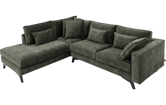 Goossens hoekbank chambre groen stof - 8235638-goossens-chambre-bank-stof-groen-05