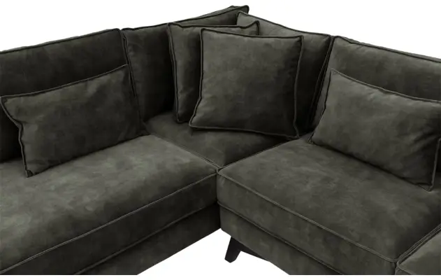 Goossens hoekbank chambre groen stof - 8235638-goossens-chambre-bank-stof-groen-06