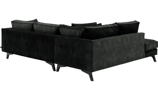 Goossens hoekbank chambre zwart stof - 8235639-goossens-chambre-bank-stof-zwart-03
