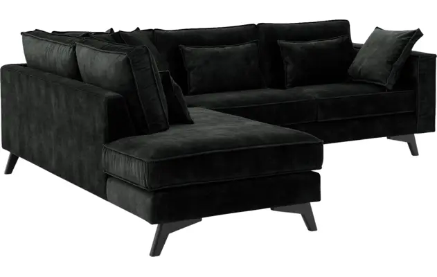 Goossens hoekbank chambre zwart stof - 8235639-goossens-chambre-bank-stof-zwart-04