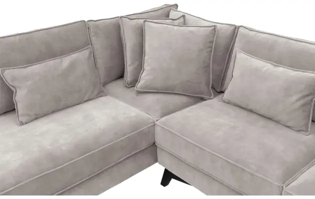 Goossens hoekbank chambre grijs stof - 8235641-goossens-chambre-bank-stof-grijs-06