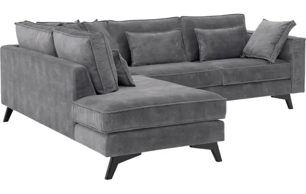 Goossens hoekbank chambre grijs stof - 8235642-goossens-chambre-bank-stof-grijs-04