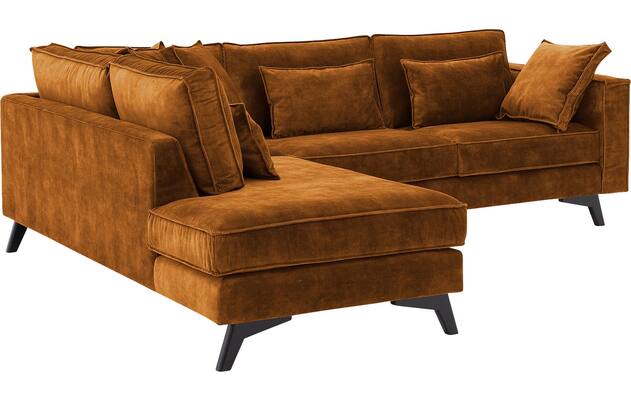 Goossens hoekbank chambre bruin stof - 8235645-goossens-chambre-bank-stof-bruin-04