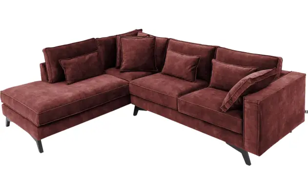 Goossens hoekbank chambre rood stof - 8235647-goossens-chambre-bank-stof-rood-05
