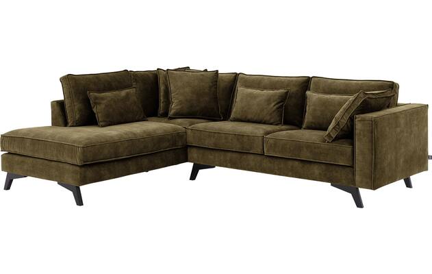 Goossens hoekbank chambre groen stof - 8235649-goossens-chambre-bank-stof-groen-02