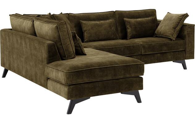 Goossens hoekbank chambre groen stof - 8235649-goossens-chambre-bank-stof-groen-04