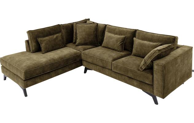 Goossens hoekbank chambre groen stof - 8235649-goossens-chambre-bank-stof-groen-05