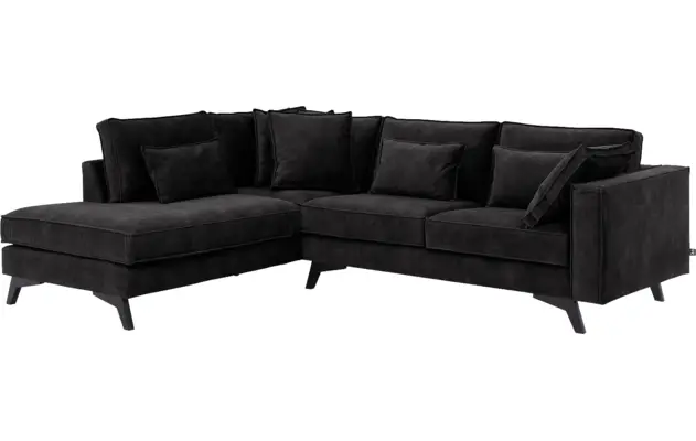Goossens hoekbank chambre grijs stof - 8235650-goossens-chambre-bank-stof-grijs-02