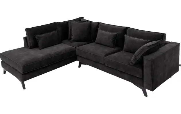 Goossens hoekbank chambre grijs stof - 8235650-goossens-chambre-bank-stof-grijs-05