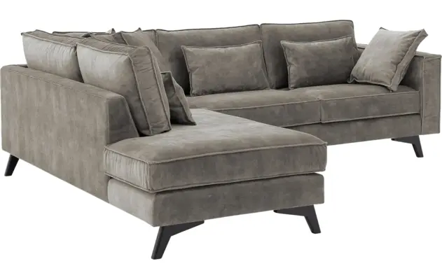Goossens hoekbank chambre grijs stof - 8235652-goossens-chambre-bank-stof-grijs-04
