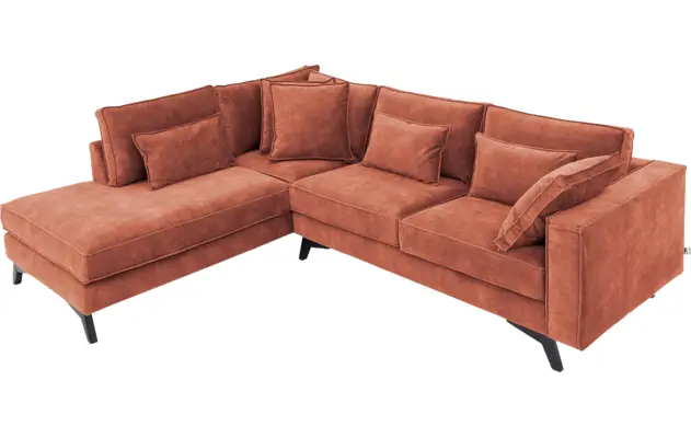 Goossens hoekbank chambre roze stof - 8235654-goossens-chambre-bank-stof-roze-05