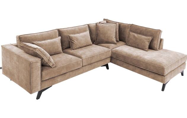 Goossens hoekbank chambre bruin stof - 8235657-goossens-chambre-bank-stof-bruin-05