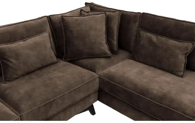 Goossens hoekbank chambre bruin stof - 8235658-goossens-chambre-bank-stof-bruin-06