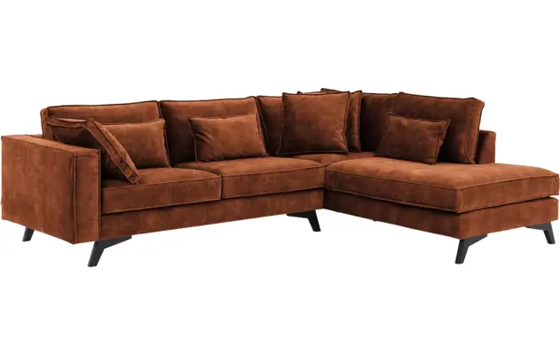 Goossens hoekbank chambre bruin stof - 8235660-goossens-chambre-bank-stof-bruin-02