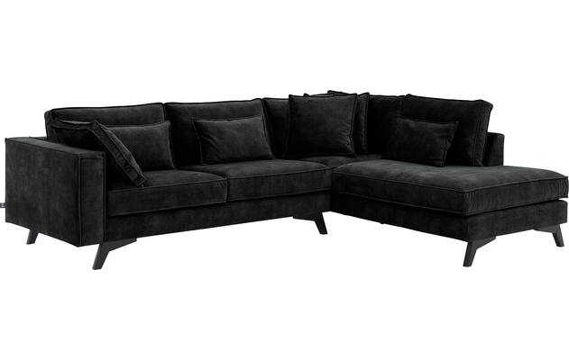 Goossens hoekbank chambre zwart stof - 8235664-goossens-chambre-bank-stof-zwart-02