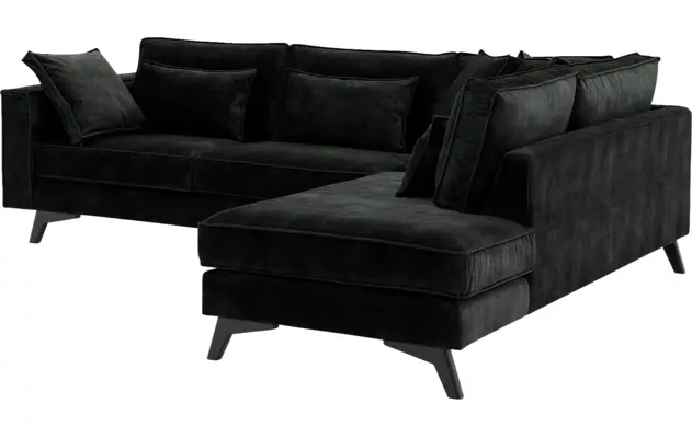 Goossens hoekbank chambre zwart stof - 8235664-goossens-chambre-bank-stof-zwart-04