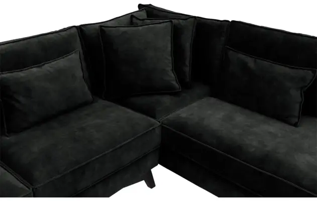 Goossens hoekbank chambre zwart stof - 8235664-goossens-chambre-bank-stof-zwart-06