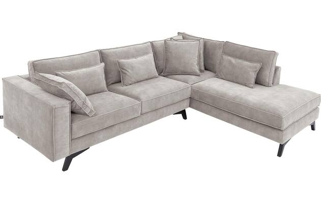 Goossens hoekbank chambre grijs stof - 8235666-goossens-chambre-bank-stof-grijs-05