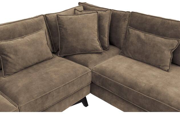 Goossens hoekbank chambre bruin stof - 8235669-goossens-chambre-bank-stof-bruin-06