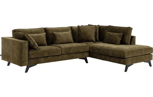 Goossens hoekbank chambre groen stof - 8235674-goossens-chambre-bank-stof-groen-02