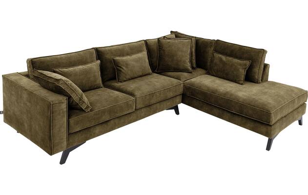 Goossens hoekbank chambre groen stof - 8235674-goossens-chambre-bank-stof-groen-05