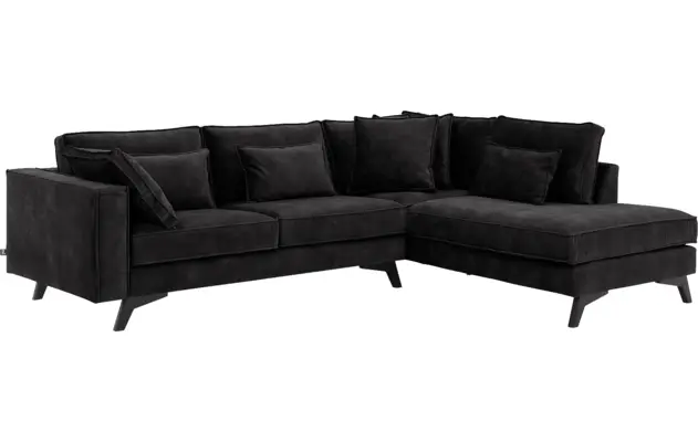 Goossens hoekbank chambre grijs stof - 8235675-goossens-chambre-bank-stof-grijs-02