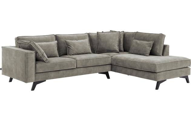 Goossens hoekbank chambre grijs stof - 8235677-goossens-chambre-bank-stof-grijs-02