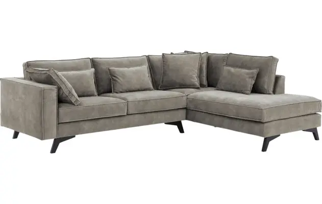 Goossens hoekbank chambre grijs stof - 8235677-goossens-chambre-bank-stof-grijs-02