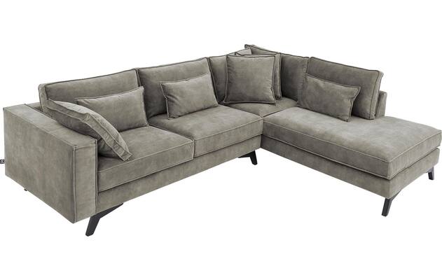 Goossens hoekbank chambre grijs stof - 8235677-goossens-chambre-bank-stof-grijs-05