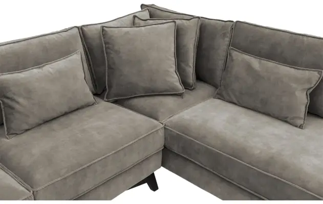 Goossens hoekbank chambre grijs stof - 8235677-goossens-chambre-bank-stof-grijs-06