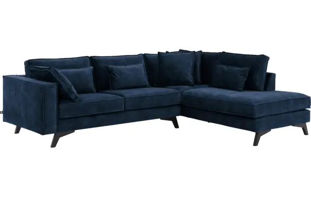 Goossens hoekbank chambre blauw stof - 8235678-goossens-chambre-bank-stof-blauw-02